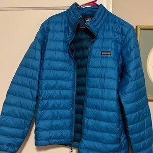 Patagonia Blue Puffer Jacket